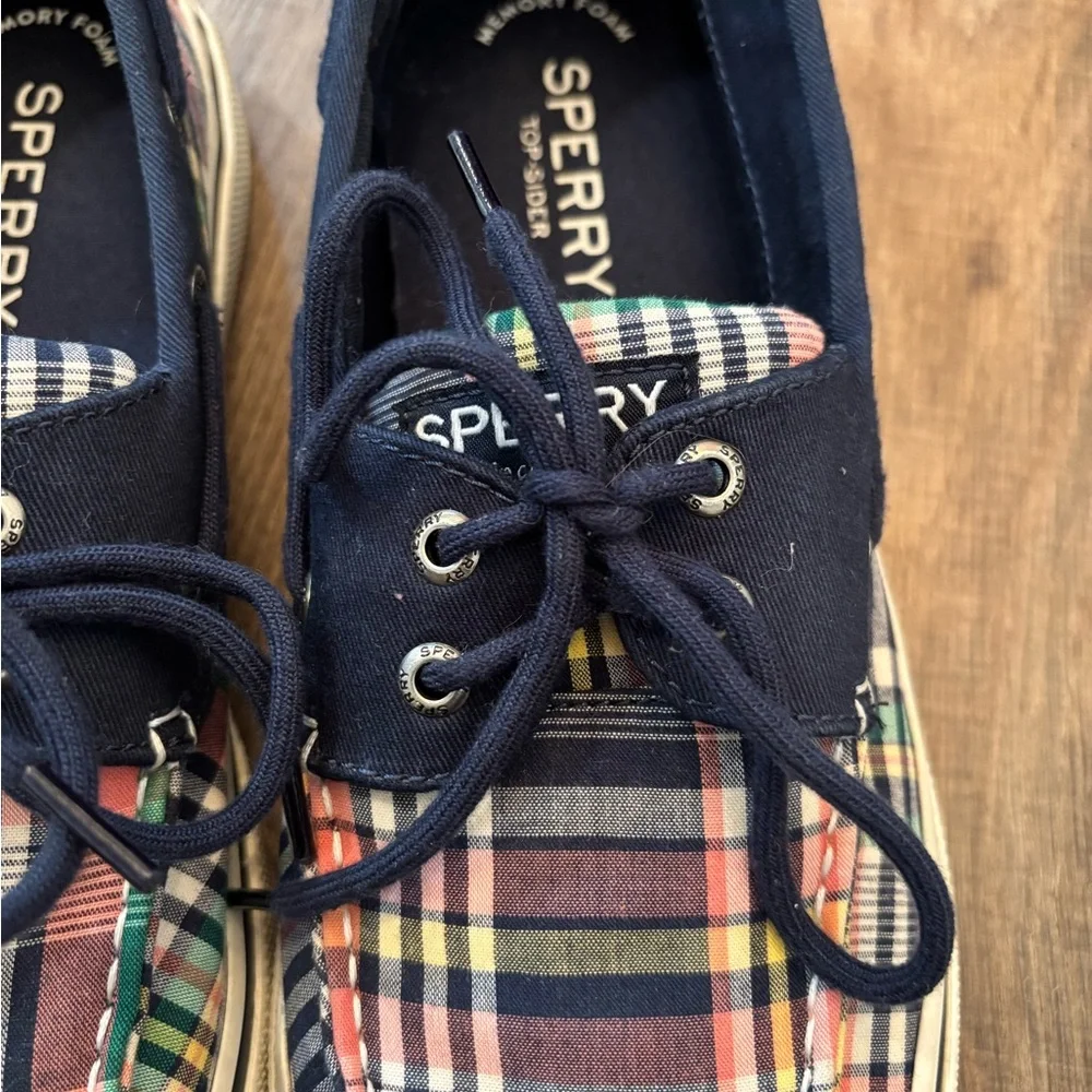Sperry Men’s Plaid‎ Top-Sider Size 10 Boat Shoe with Lace Tie